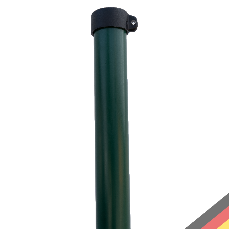 Plotový sloupek PREMIUM_DE zelený gumoplast, průměr 42 mm